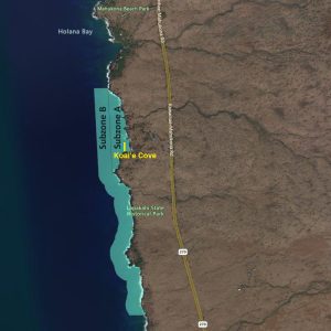 Map of Lapakahi MLCD