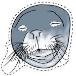 Monk Seal Mask