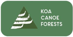 A graphic regarding koa canoe forests