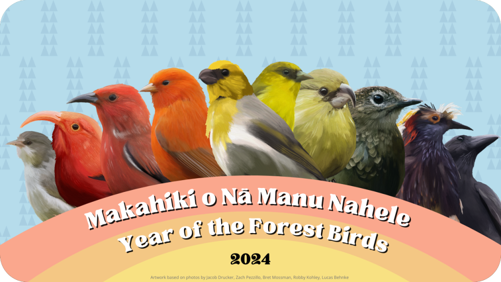 2024: Makahiki o Nā Manu Nahele, Year of the Forest Birds