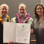 Senator Russell Ruderman, Rich Wlosinski, HELCO, and Springer Kaye, BIISC