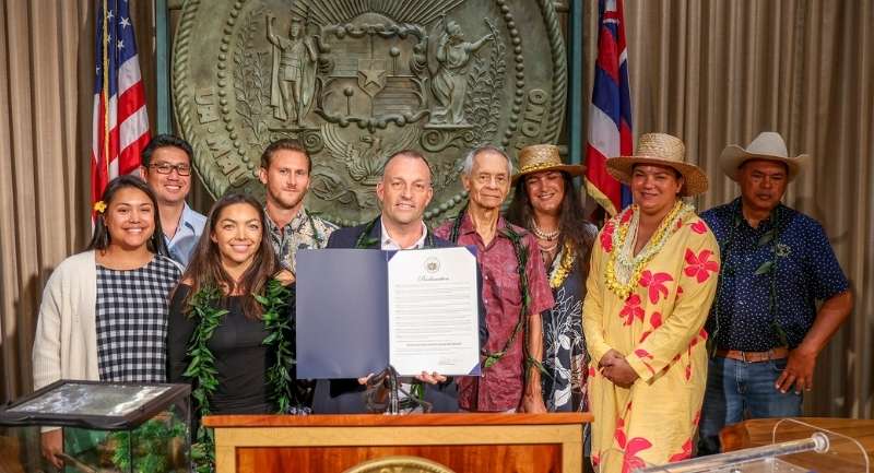 HISAM 2025 awardees were recognized and honored during the proclamation signing ceremony at the State Capitol.