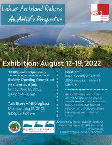 Lehua Island Reborn flyer