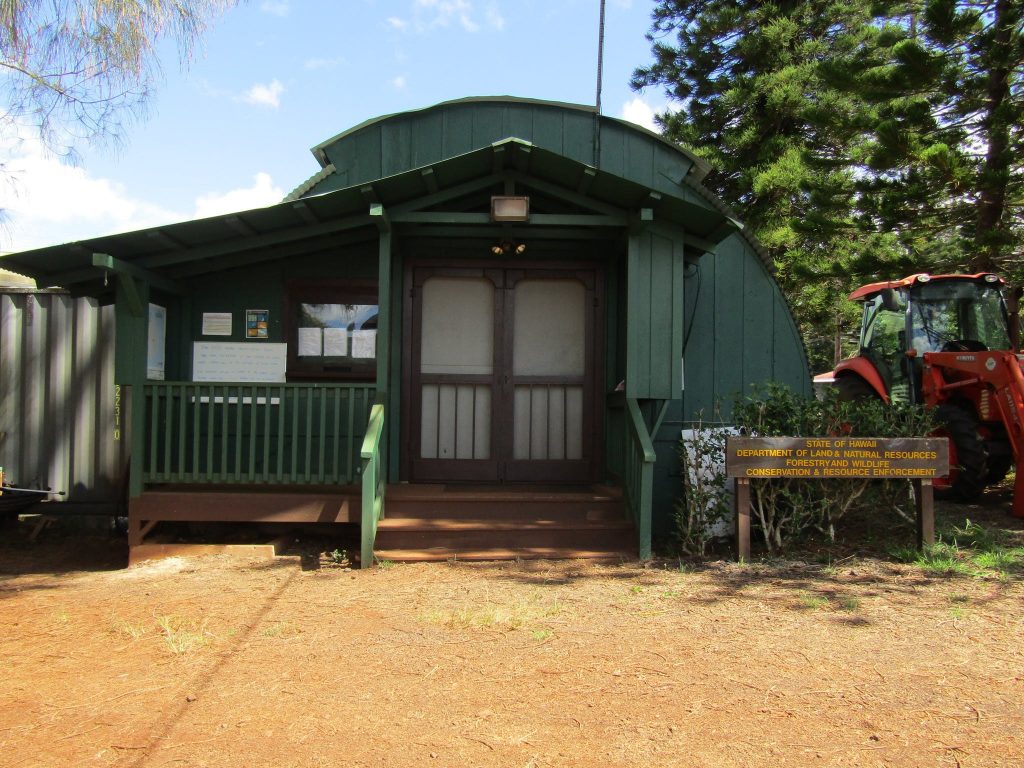 image of hunter checking station in lanai cgma