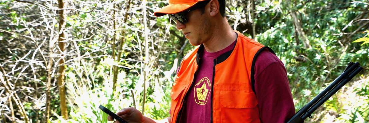 A hunter in Hawaiʻi