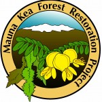 A logo of the Mauna Kea Forest Restoration Project