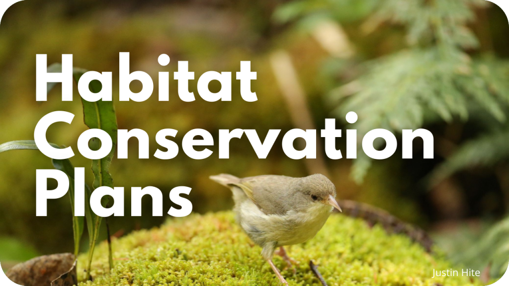 Habitat conservation plans