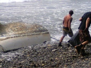 Parker Marine removing the pieces of the Best Revenge