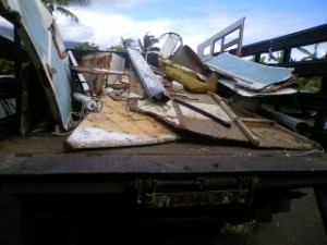 Parker Marine removing the pieces of the Best Revenge