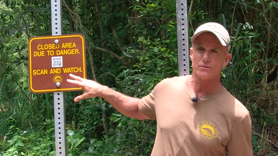 Sacred Falls - QR Code Signs