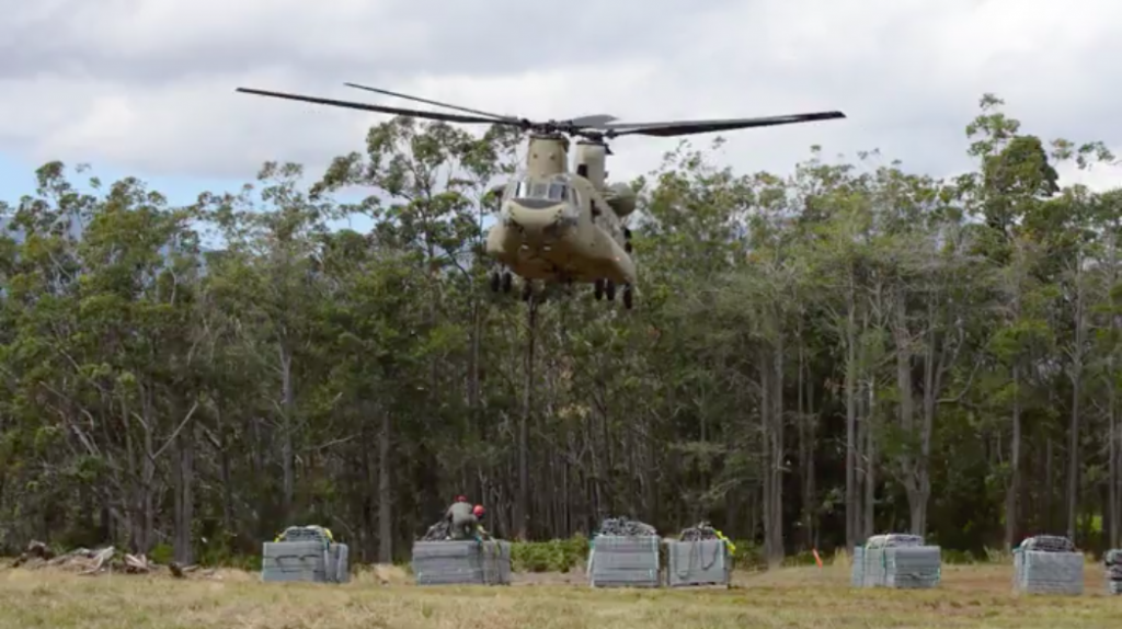 CH-47 Chinook, the Army’s cargo transport helicopter