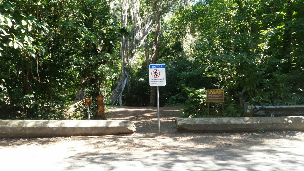 Judd Trail Closed Sign