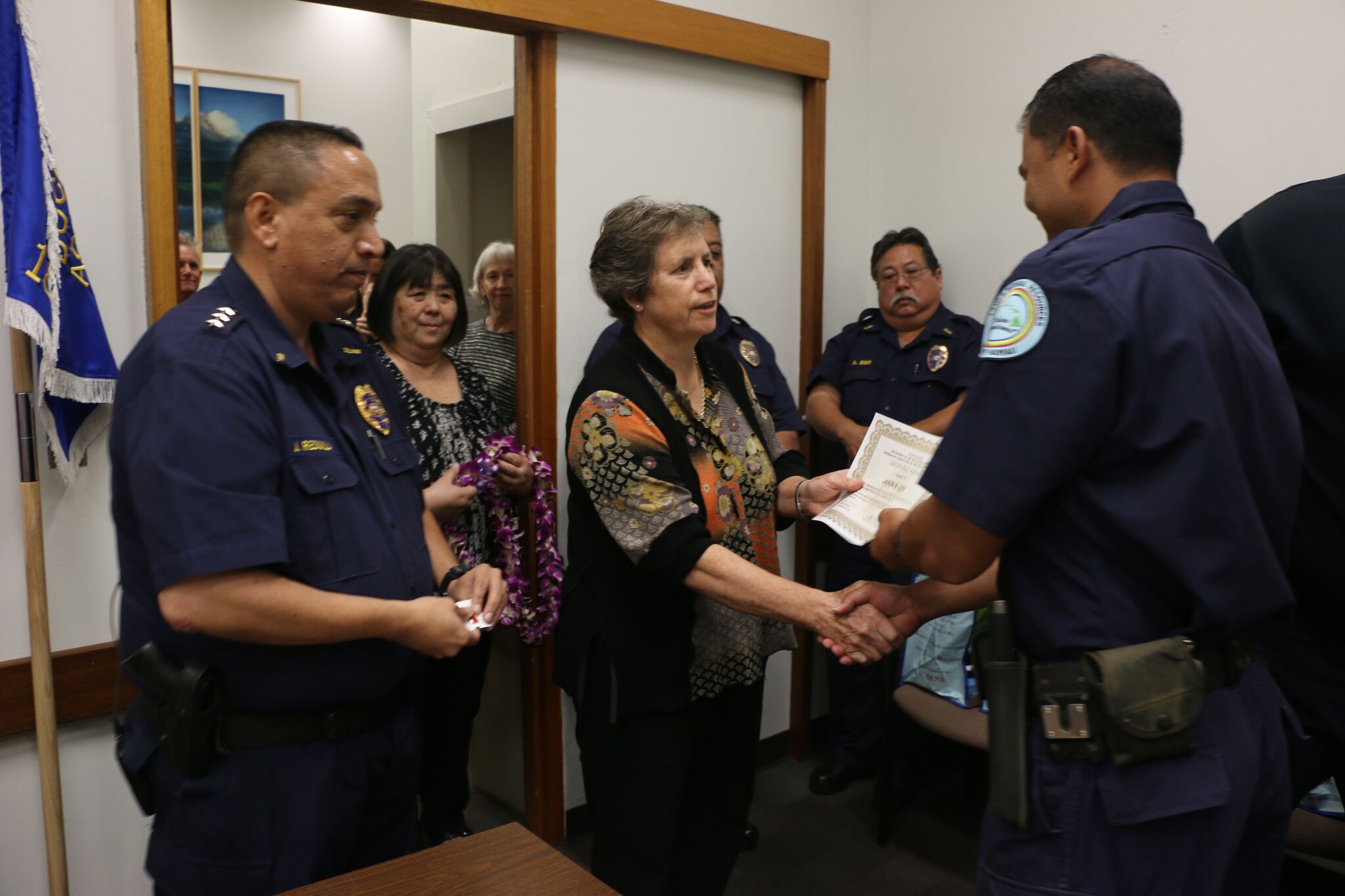 CONSERVATION OFFICERS HONORED FOR SAVING MAN’S LIFE